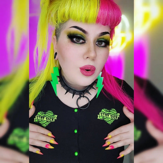 Stay Sick Cropped Cardigan by Sourpuss (XS - XXL)