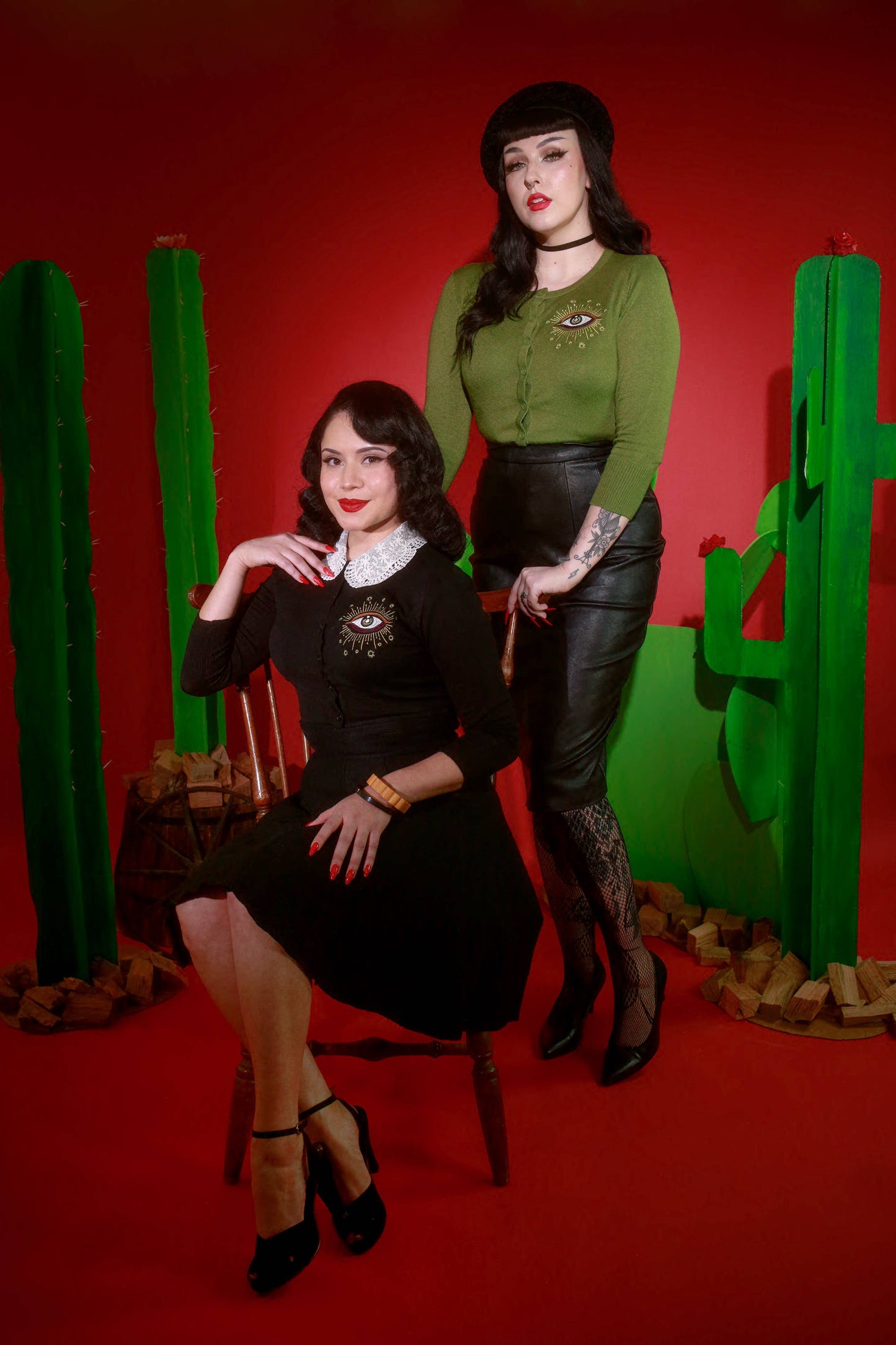 Third Eye Cardigan in Black (S - 3XL)