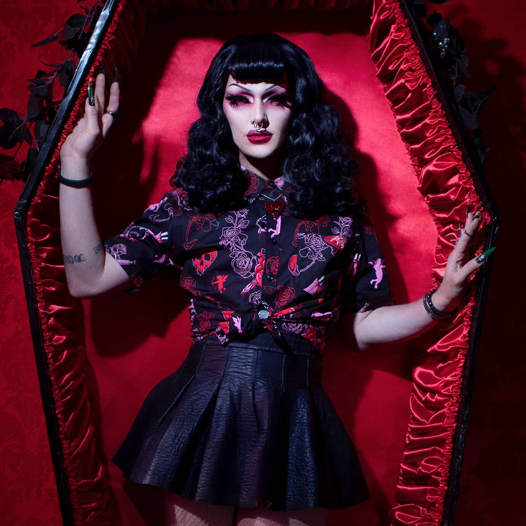 Bloody Valentine Button Down Shirt (XS-4XL)