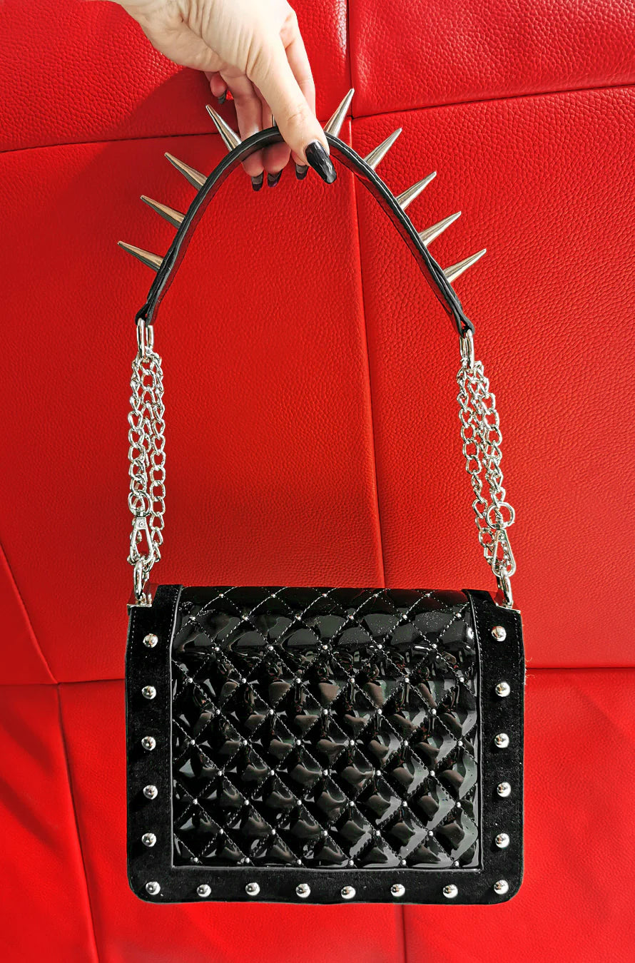 The Little Devil Spiked Handbag (Red)