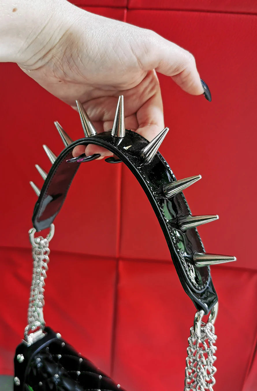 The Little Devil Spiked Handbag (Red)