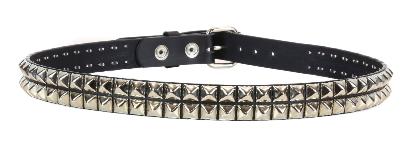 Pyramid Stud Leather Belt (Small - 3XL)