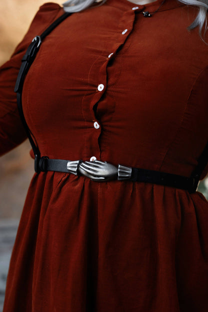 The 'Dearly Departed' Victorian Hand Harness (XS - 5XL)