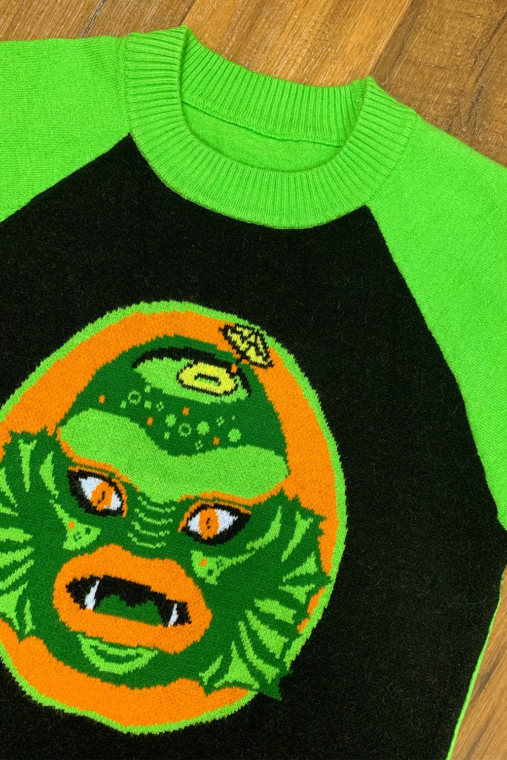 Swamp Creature Tiki Mug Sweater -(Small - 3XL)