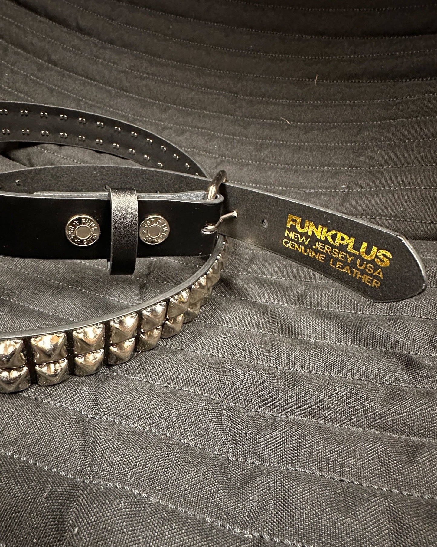 Pyramid Stud Leather Belt (Small - 3XL)