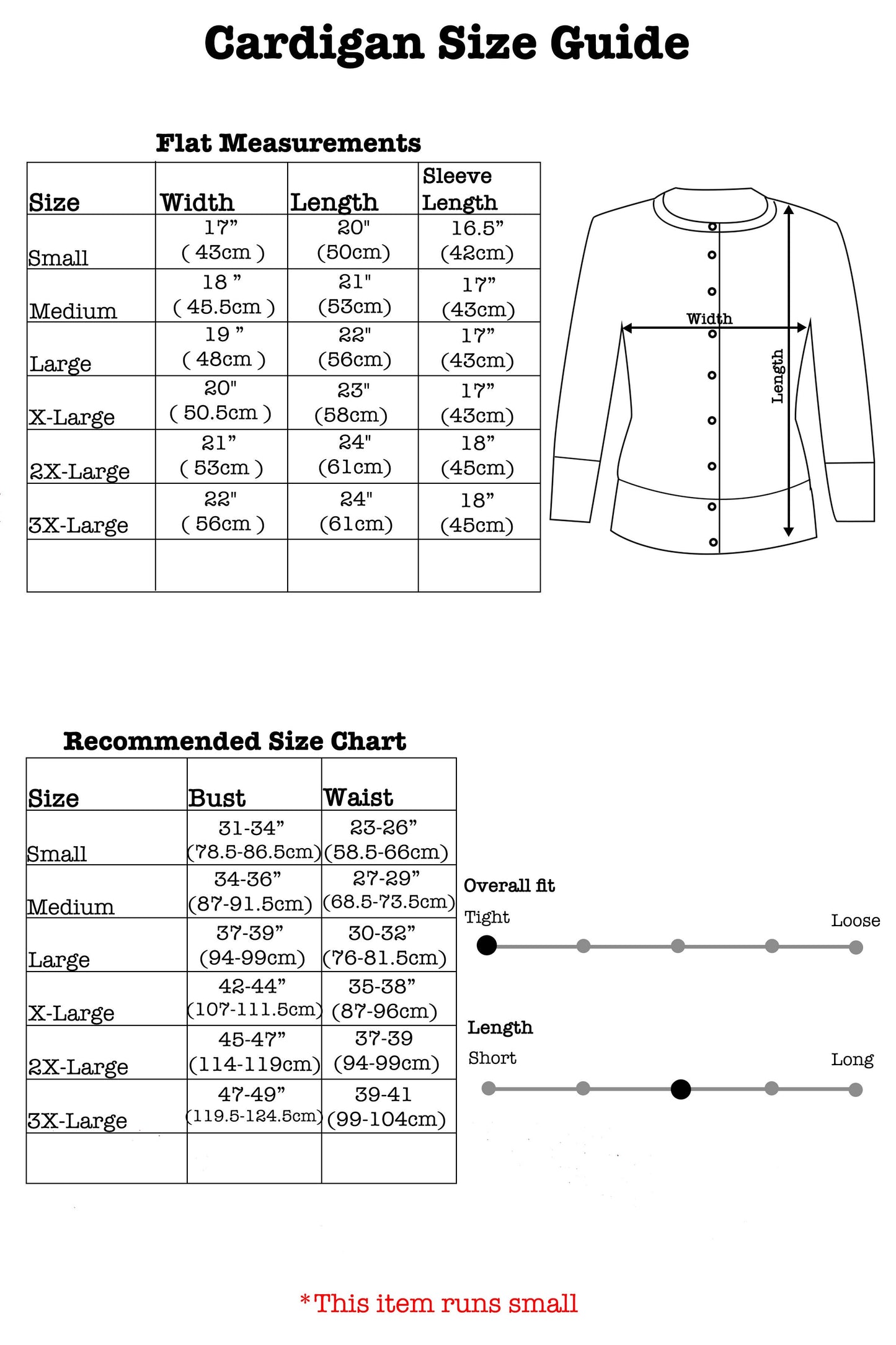 Third Eye Cardigan in Black (S - 3XL)