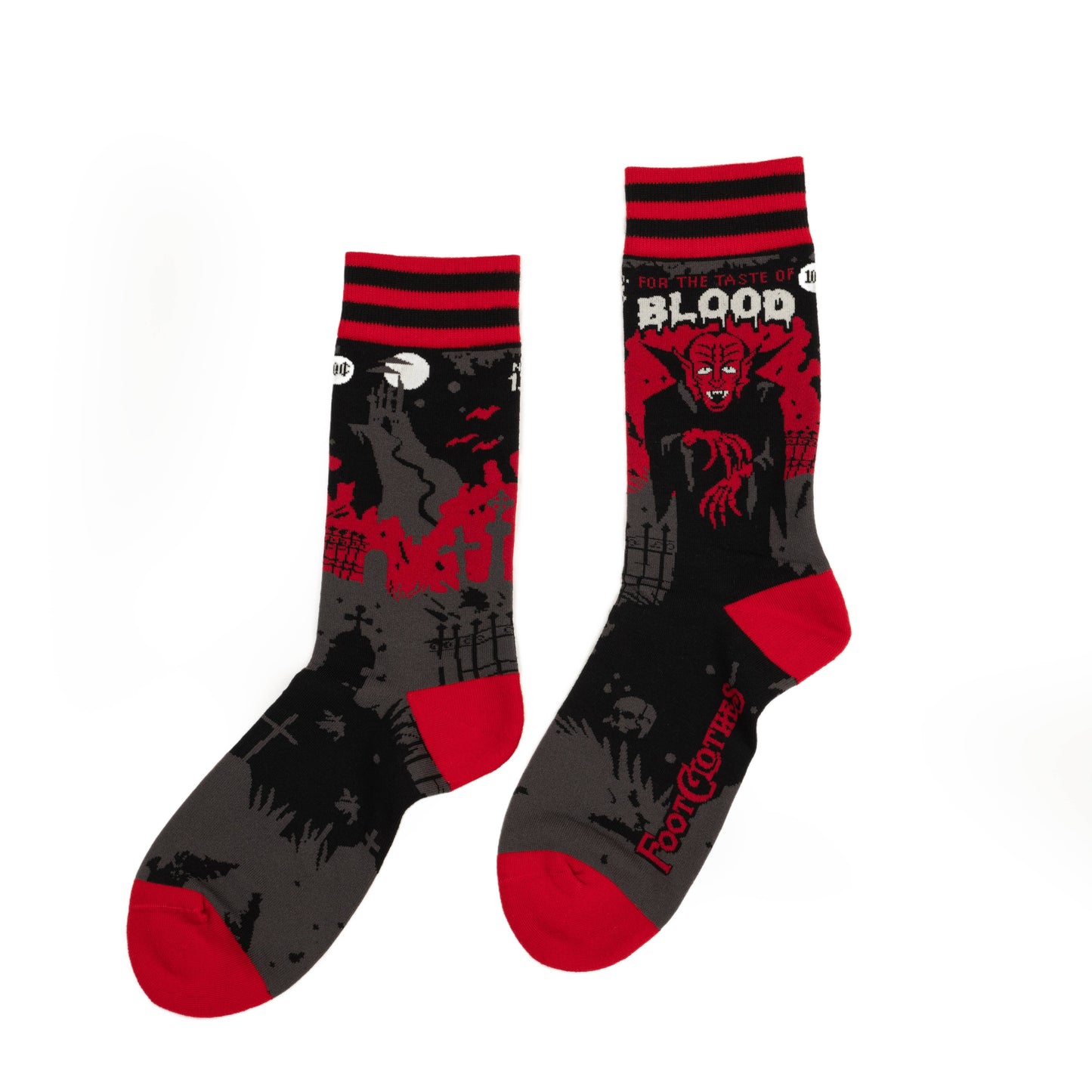 Dracula's Bloodlust Crew Socks