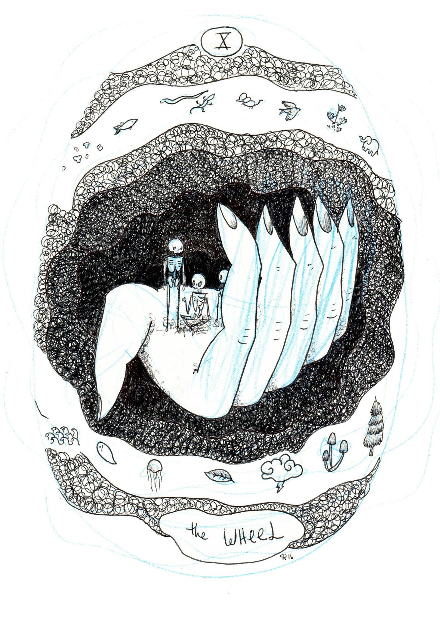 The Skeleton Tarot Deck