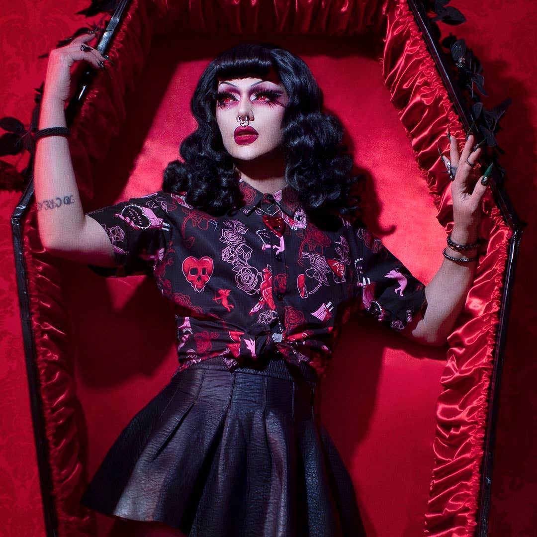 Bloody Valentine Button Down Shirt (XS-4XL)