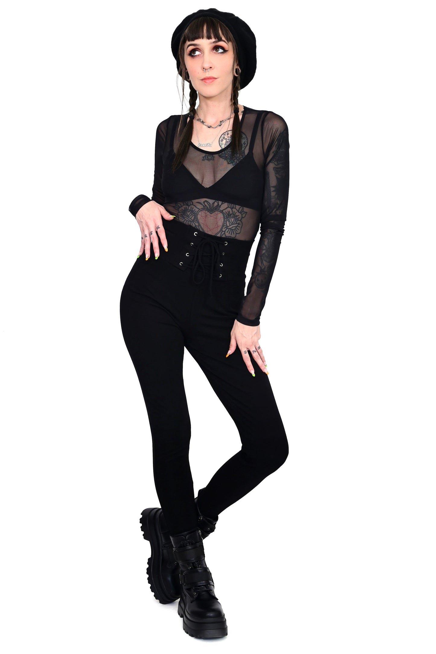 Lace Up Leggings (XS - 4XL)
