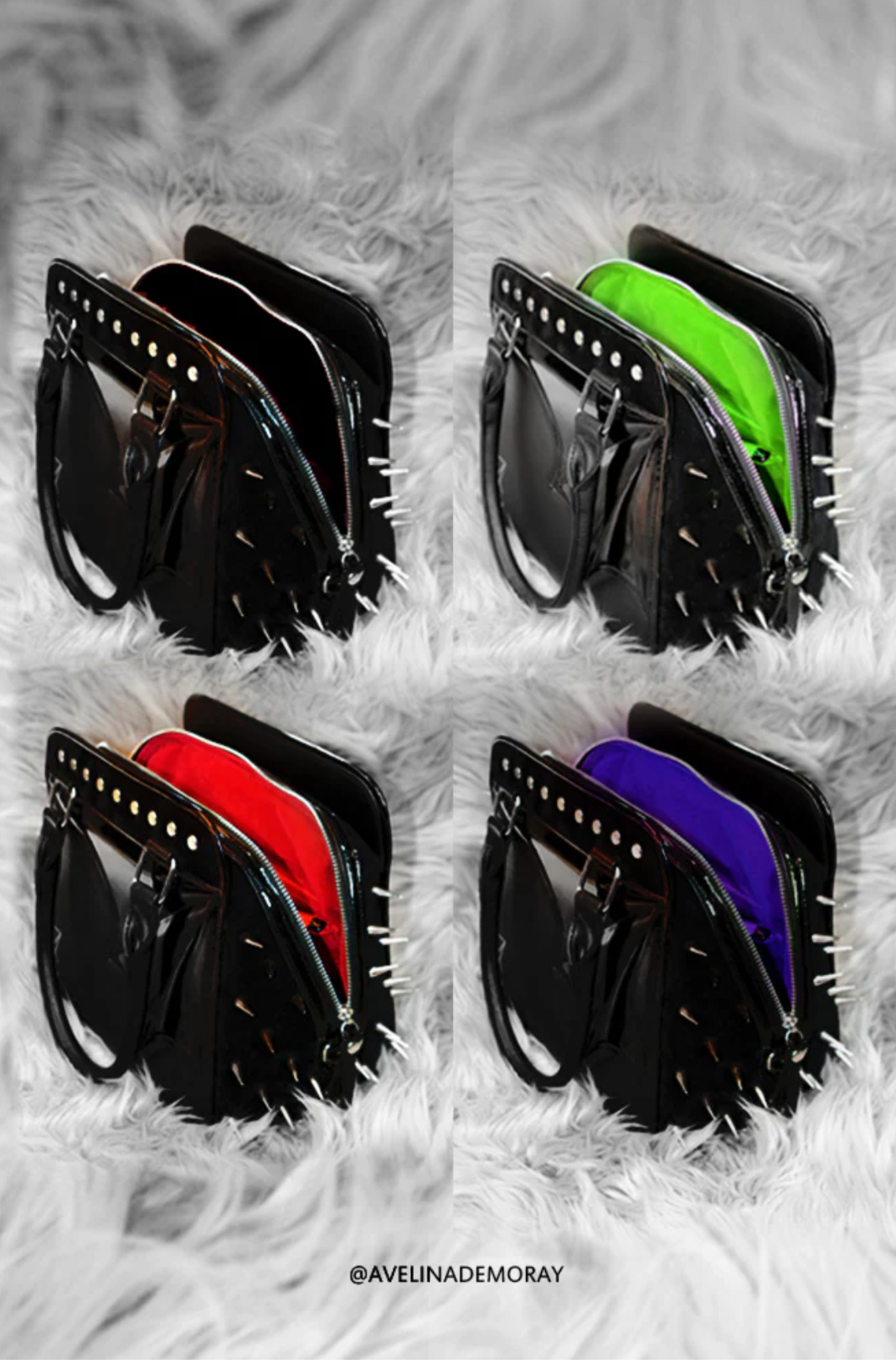 Black Friday Spiked Handbag