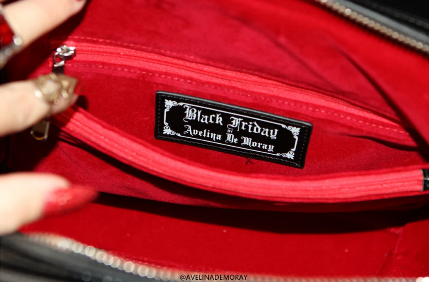 Black Friday Spiked Handbag