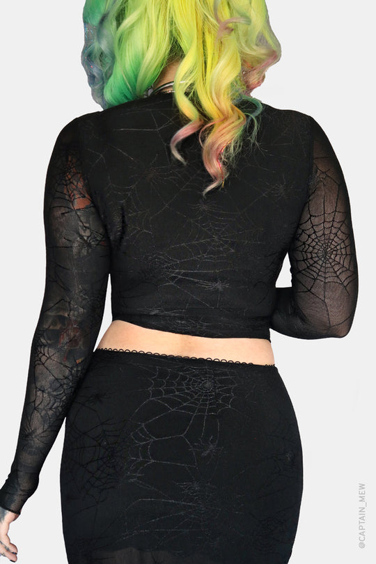 Spinnerette V-Neck Top (XS - 4XL)