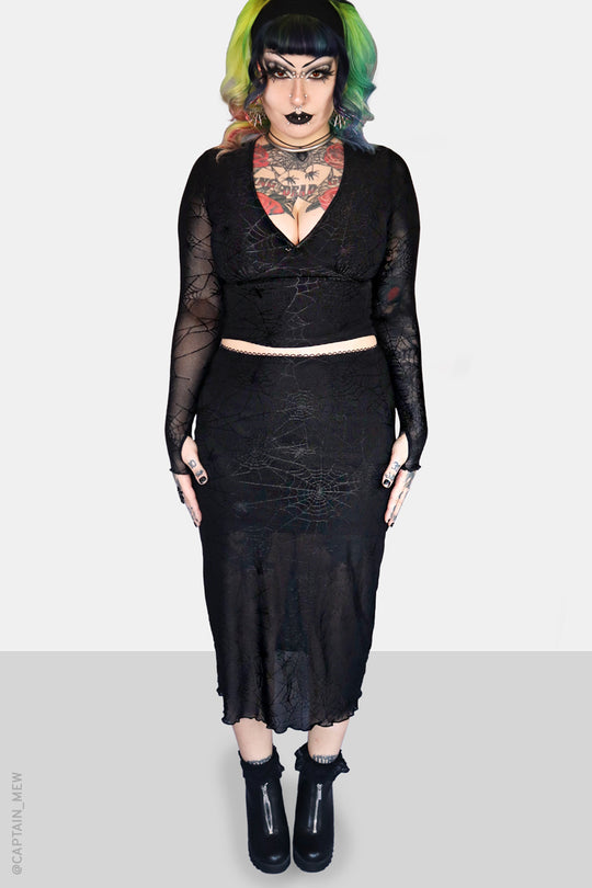 Spinnerette V-Neck Top (XS - 4XL)