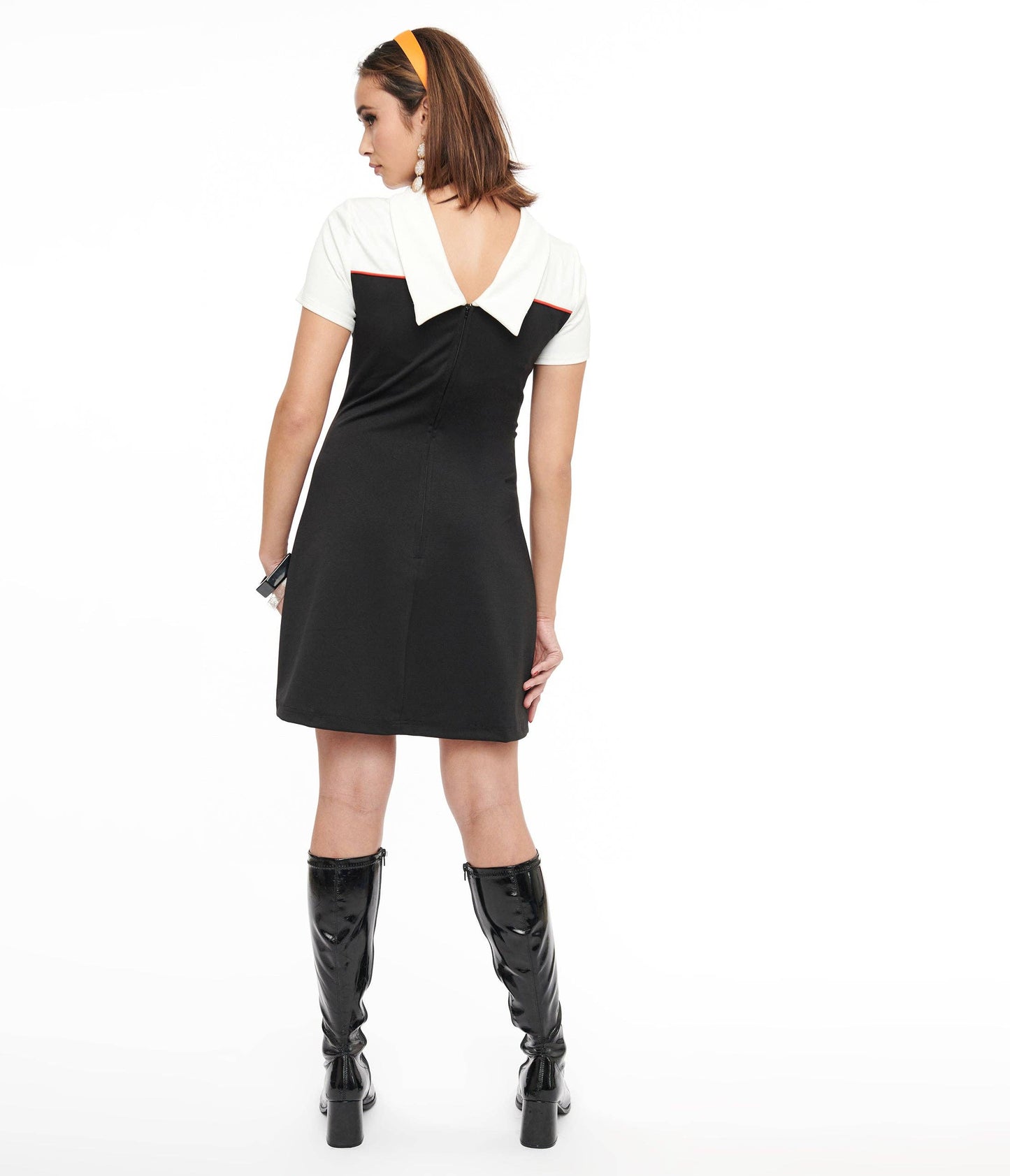 Smak Parlour 1960s Pumpkin Pocket Shift Dress (XS - 4XL)