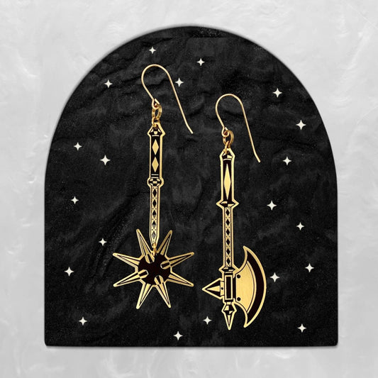 Arcarsenal Brass Earrings