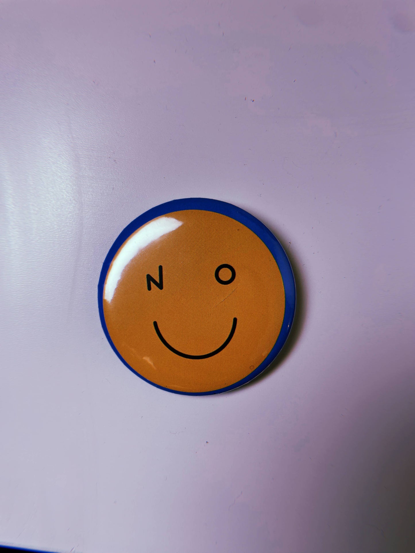 No Smiley 2.25" Pinback Button