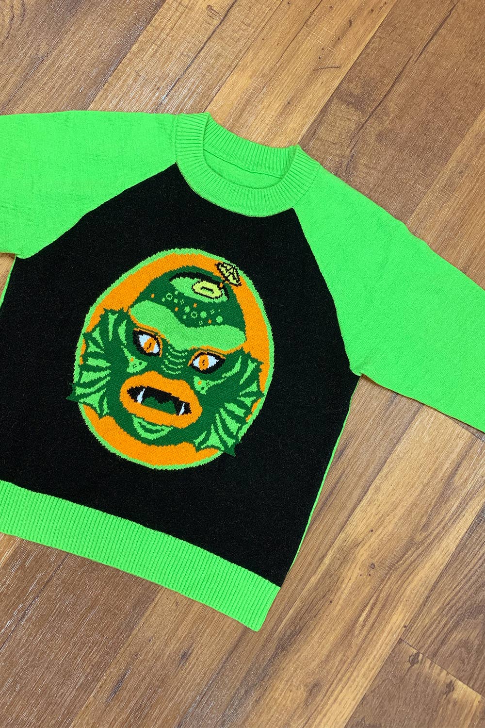 Swamp Creature Tiki Mug Sweater -(Small - 3XL)