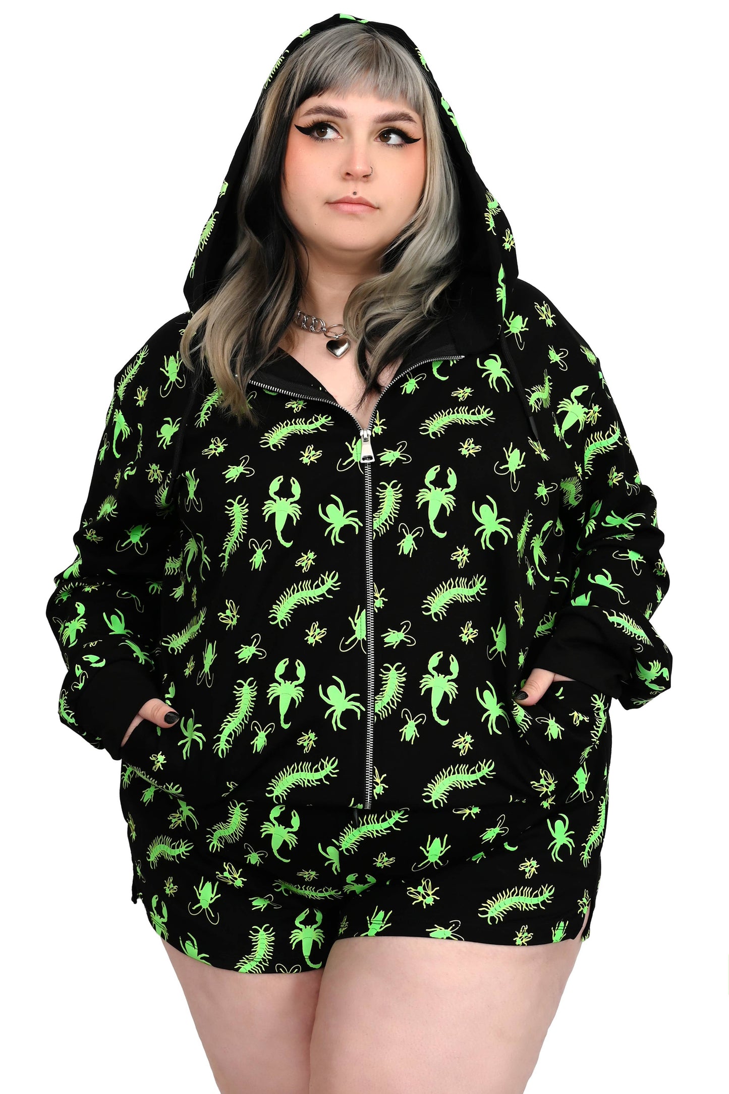 Creepy Crawlers Hoodie - Glow in the Dark! (XS - 4XL)