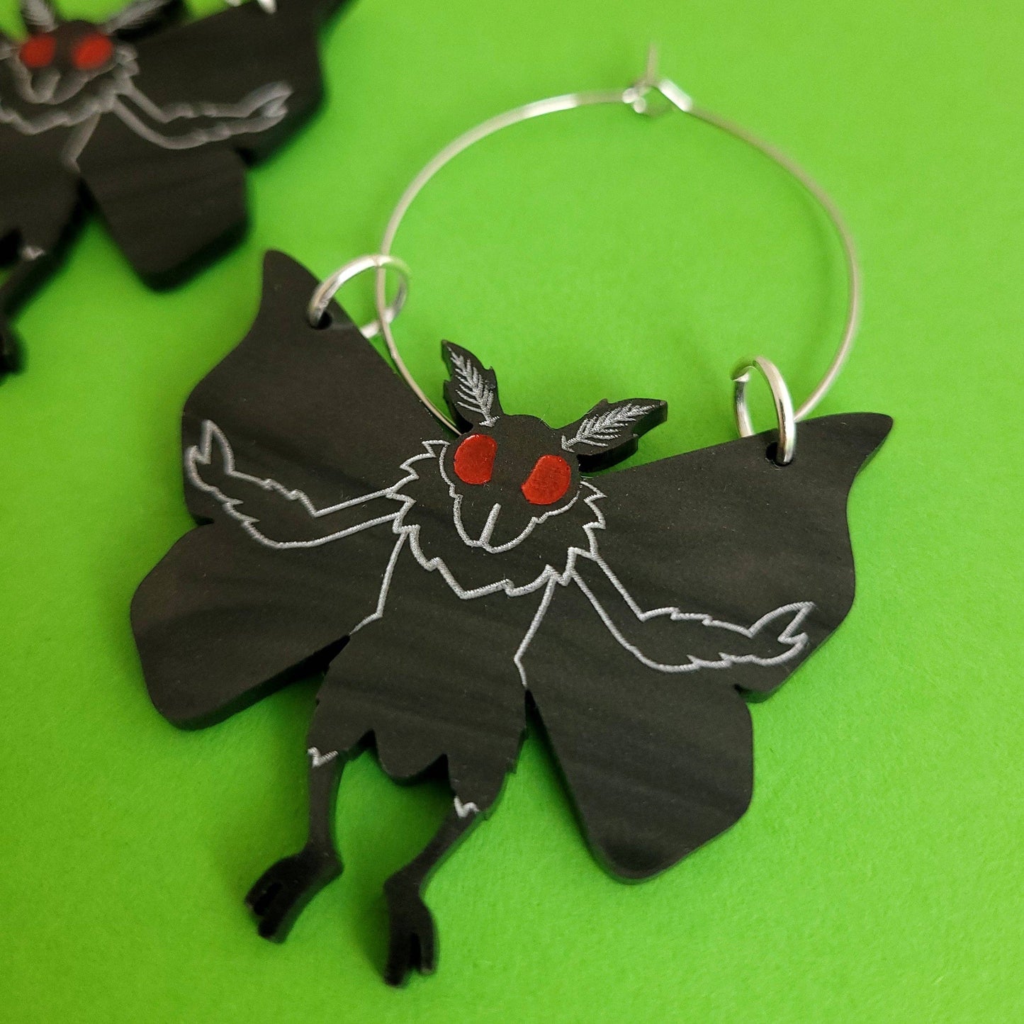 Mothman Earrings