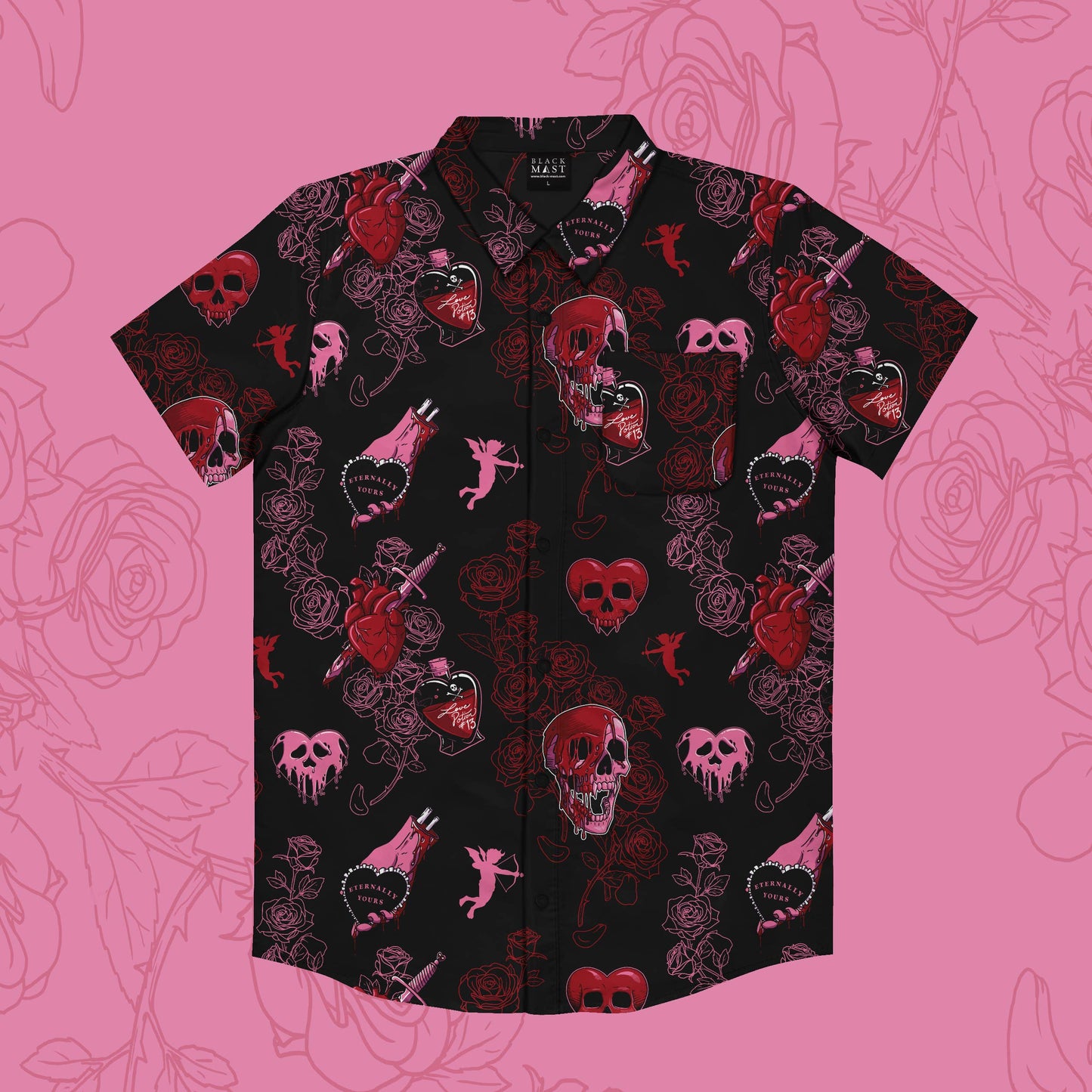 Bloody Valentine Button Down Shirt (XS-4XL)