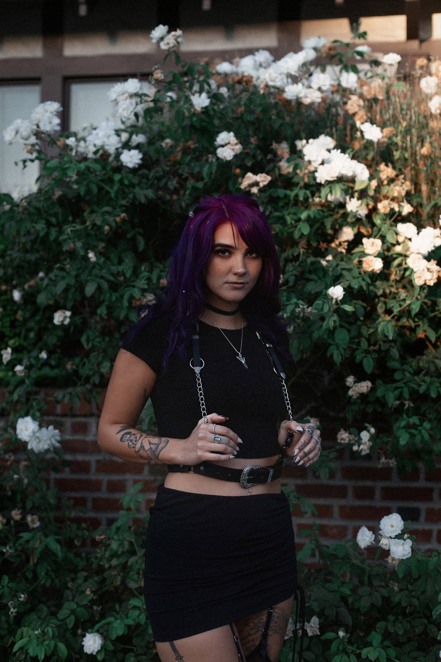 The ‘Sharpshooter’ Western Goth Chain Harness (XS- 5XL)