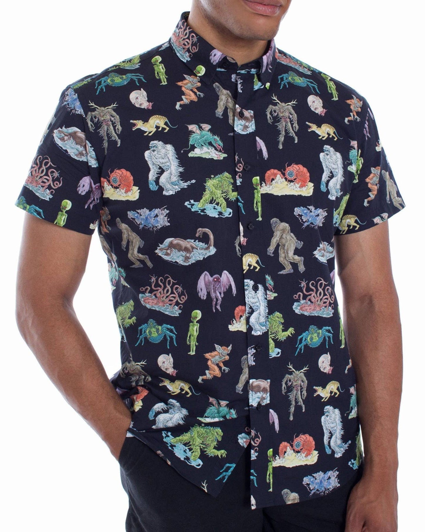 Cryptids Button Up Shirt Unisex (XSmall - 3XL)