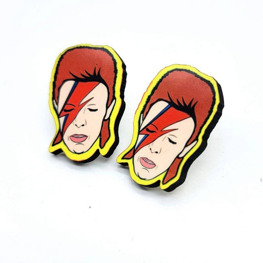 Aladdin Sane David Bowie Stud Earrings