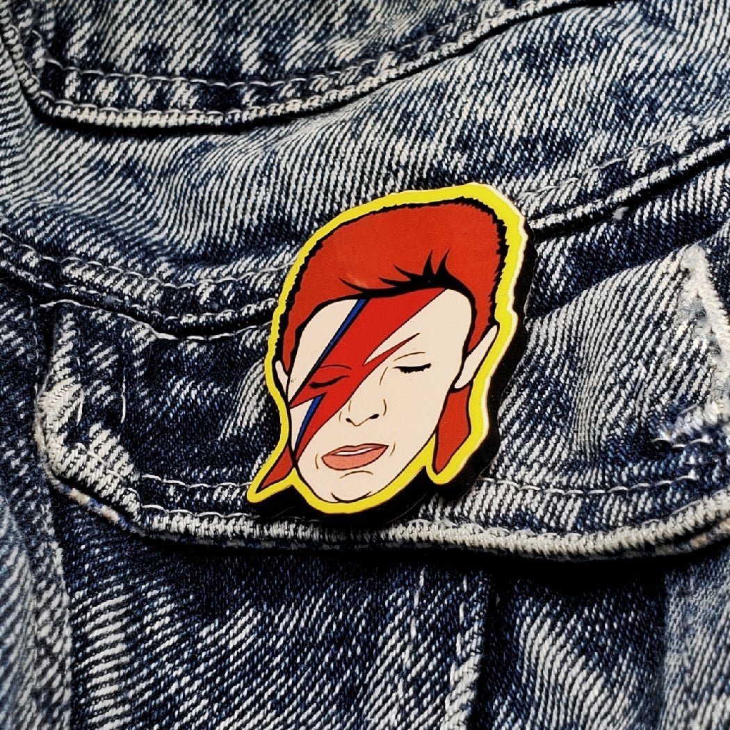 David Bowie Aladdin Sane Lapel Pin