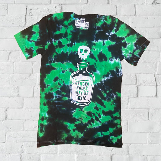 Gender Roles May Be Toxic dyed hand t-shirt