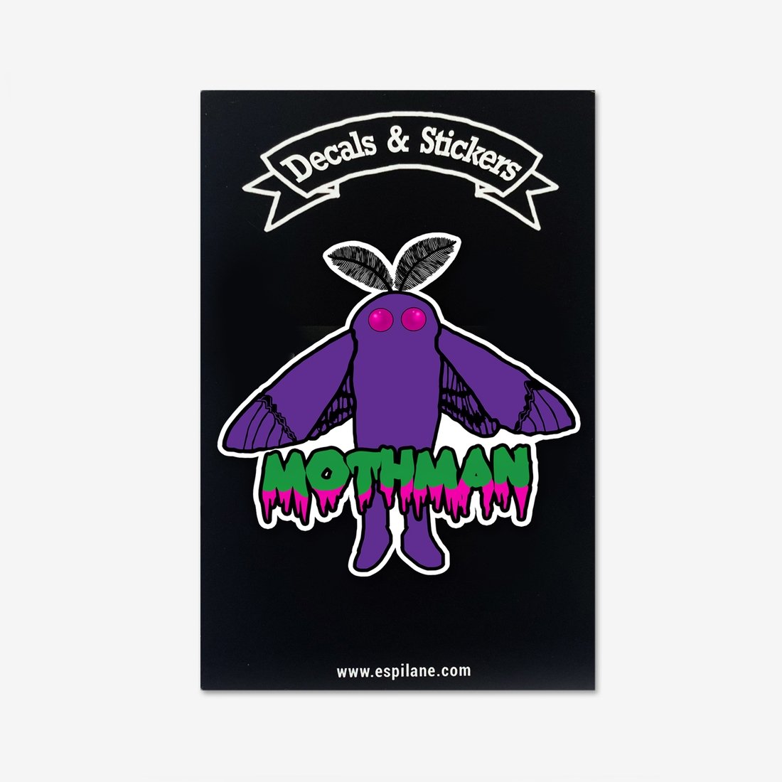 Mothman Cryptid Vinyl Decal