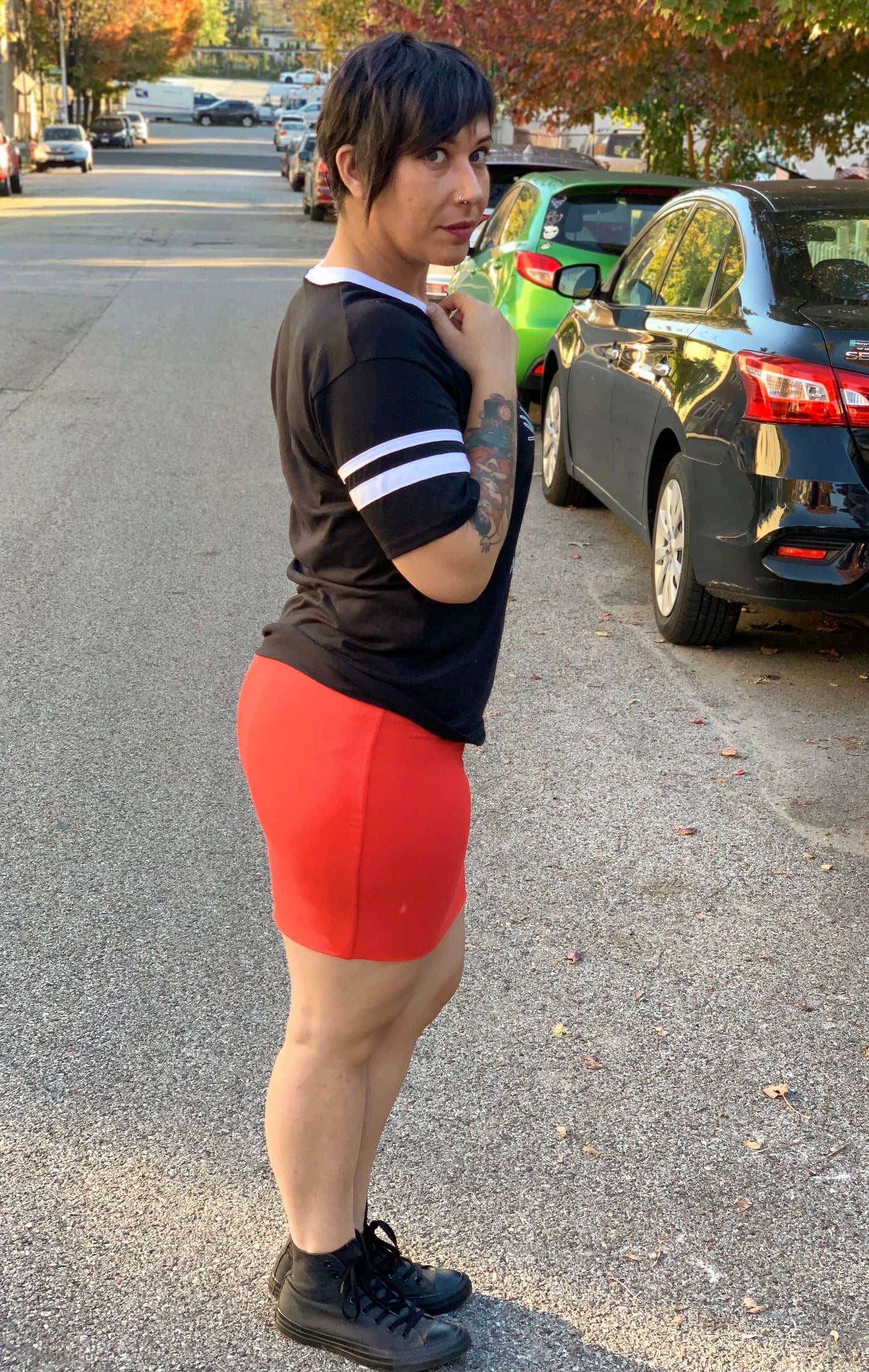 The Most Essential Mini Skirt in Red