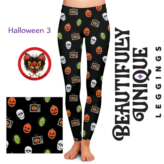 Halloween 3 Season of the Witch Leggings (Size 0 - 24)