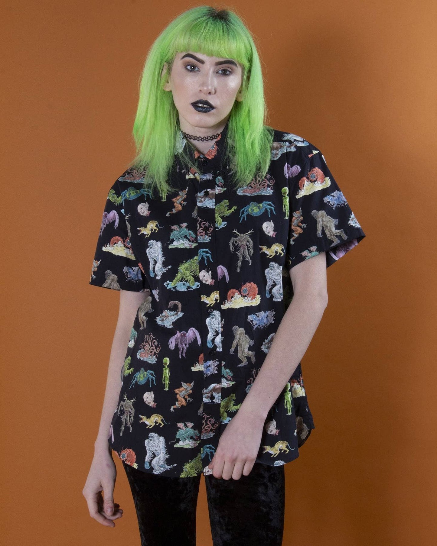 Cryptids Button Up Shirt Unisex (XSmall - 3XL)
