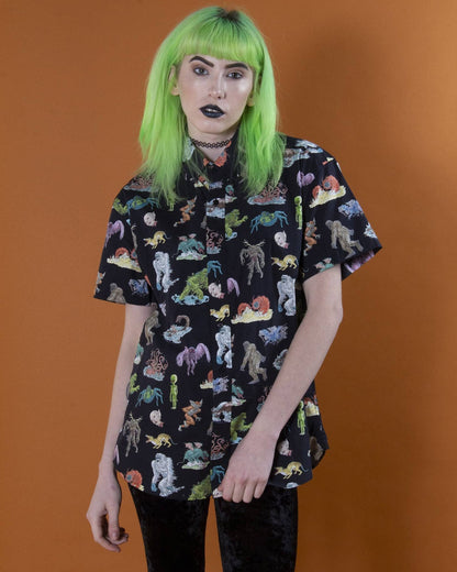 Cryptids Button Up Shirt Unisex (Small - 3XL)