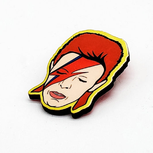 David Bowie Aladdin Sane Lapel Pin