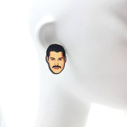 Freddie Mercury Stud Earrings