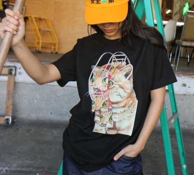 Shintaro Kago Cat Ferris Wheel Classic T-Shirt (Unisex Small - 2XL)