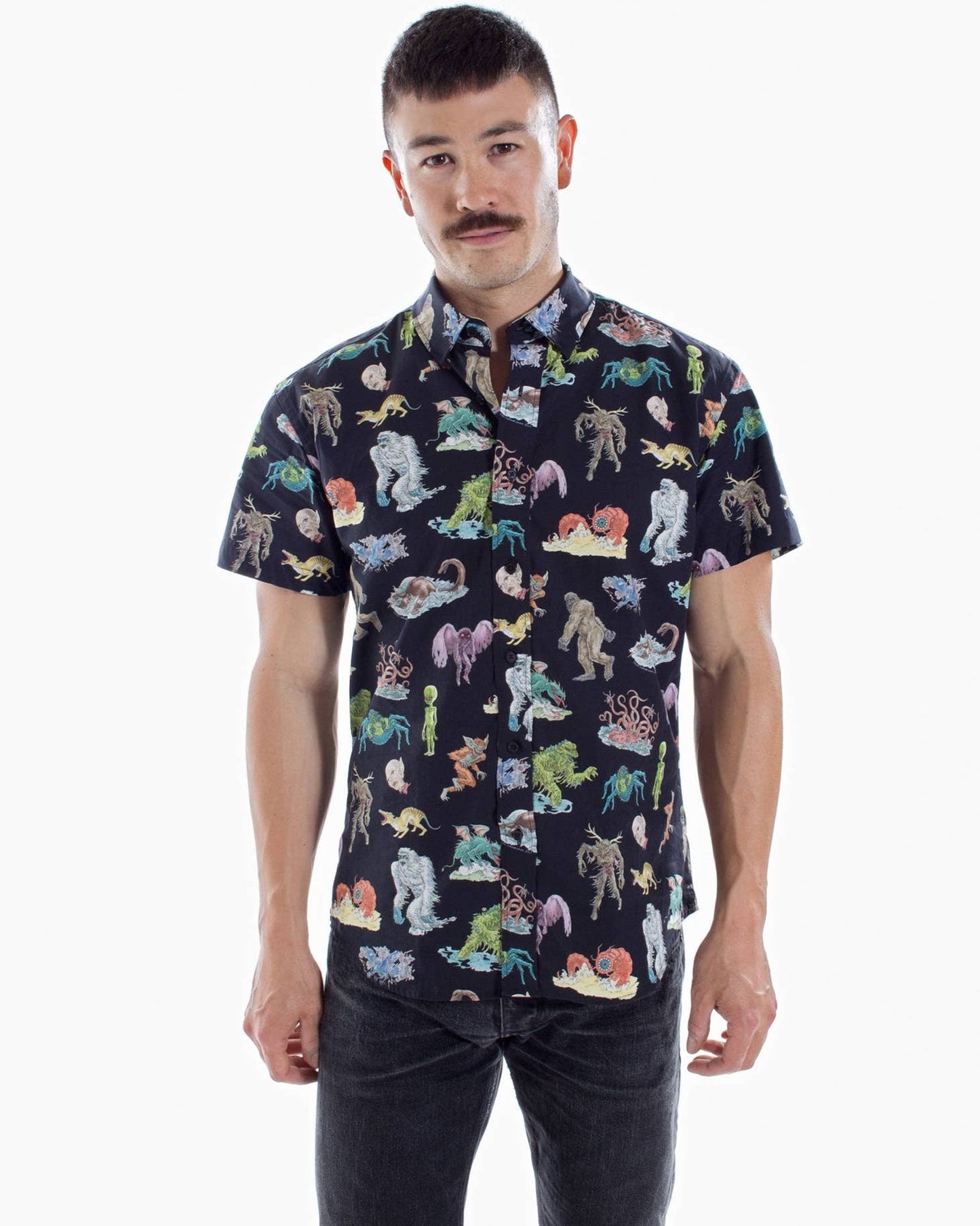Cryptids Button Up Shirt Unisex (XSmall - 3XL)