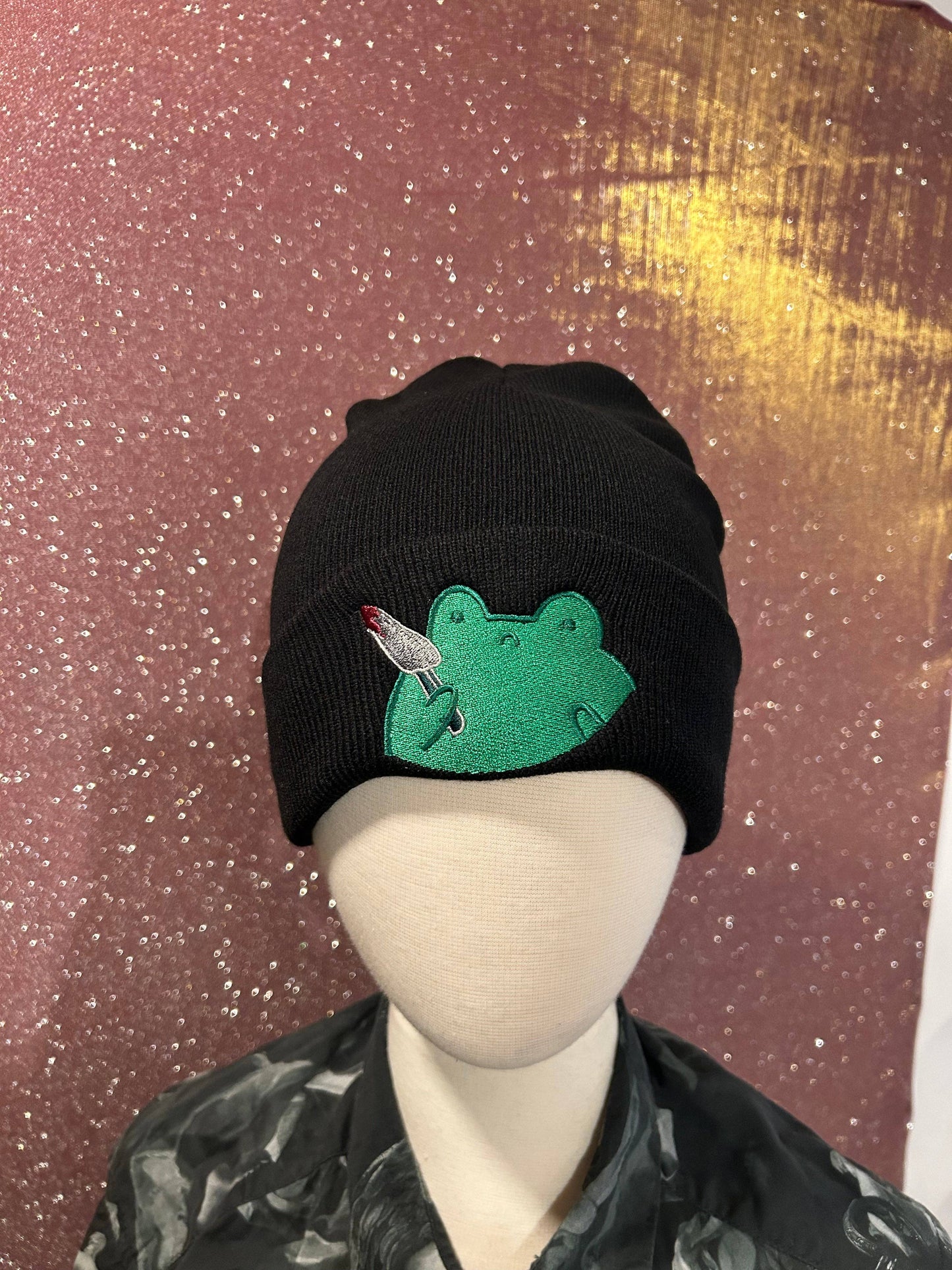 Protection from Assholes Froggy Stab Beanie