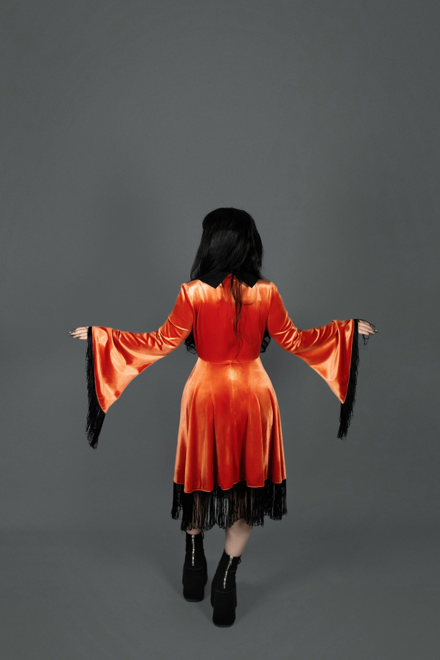 Orange Hex Dress (XS - 4XL)