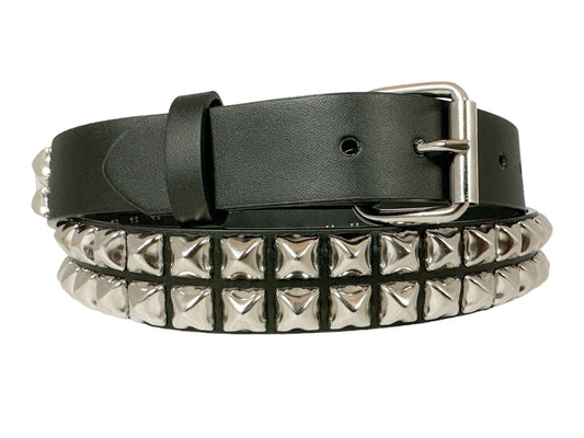 Pyramid Stud Leather Belt (Small - 3XL)