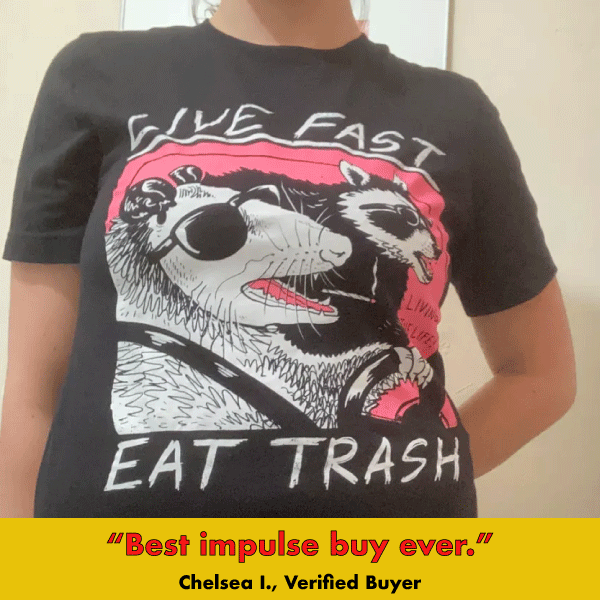 'Live Fast, Eat Trash' Shirt