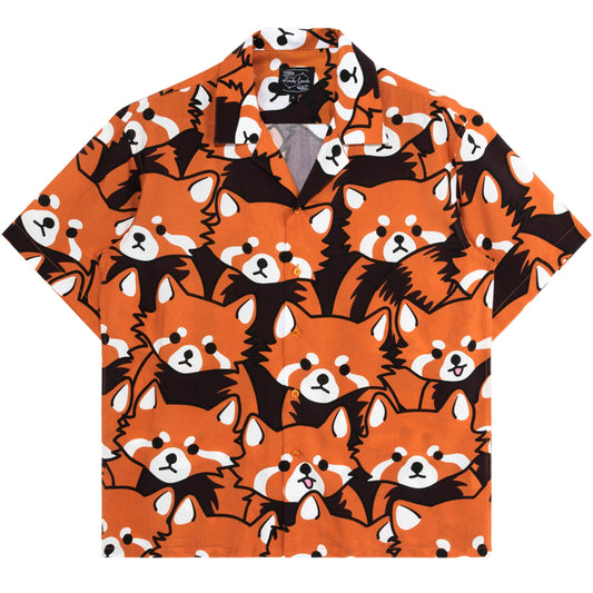 Left On Red Panda Button Up (XS - 3XL)