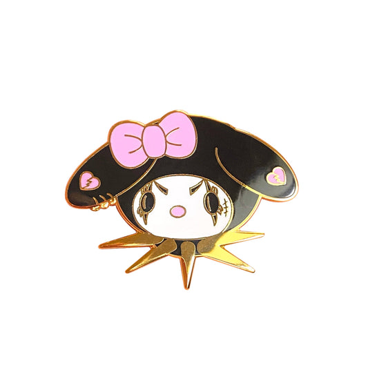 Goth My Cutie 1.5" Enamel Lapel Pin