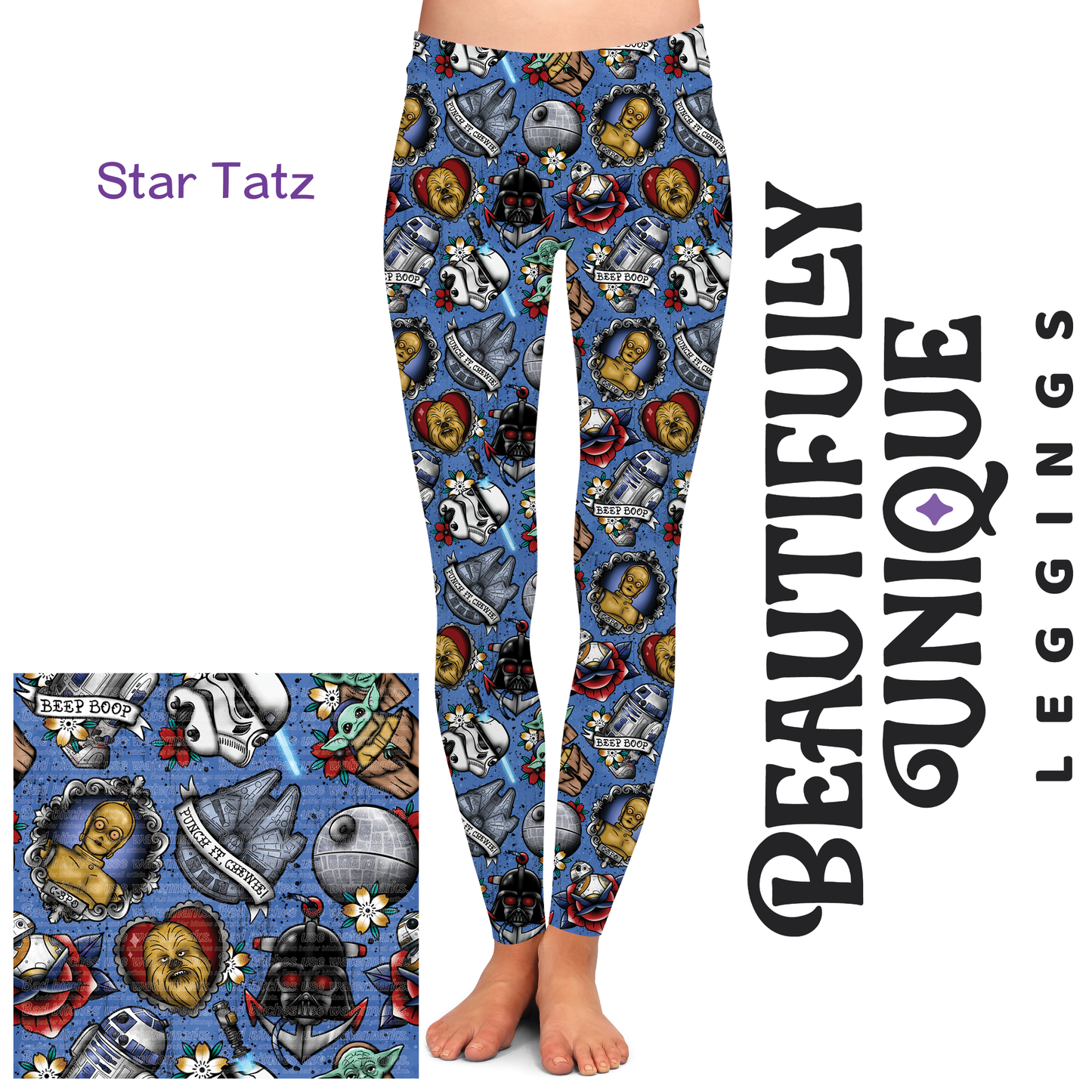 Star Tatz Leggings (Size 0 - 24)