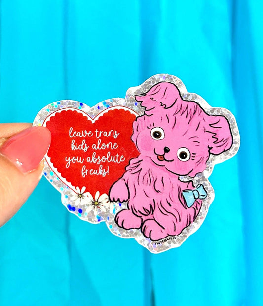 Leave Trans Kids Alone Sticker