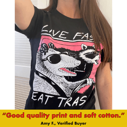 'Live Fast, Eat Trash' Shirt