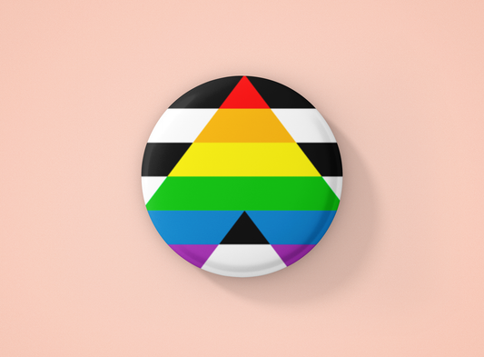 LGBTQ Straight Ally Pride Flag Pin