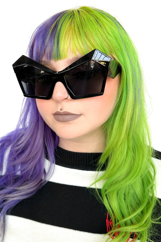 Oversized Geo Sunglasses